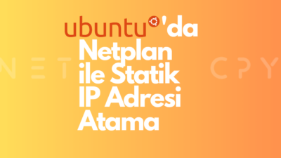 cpynet ubuntu netplan statik ip